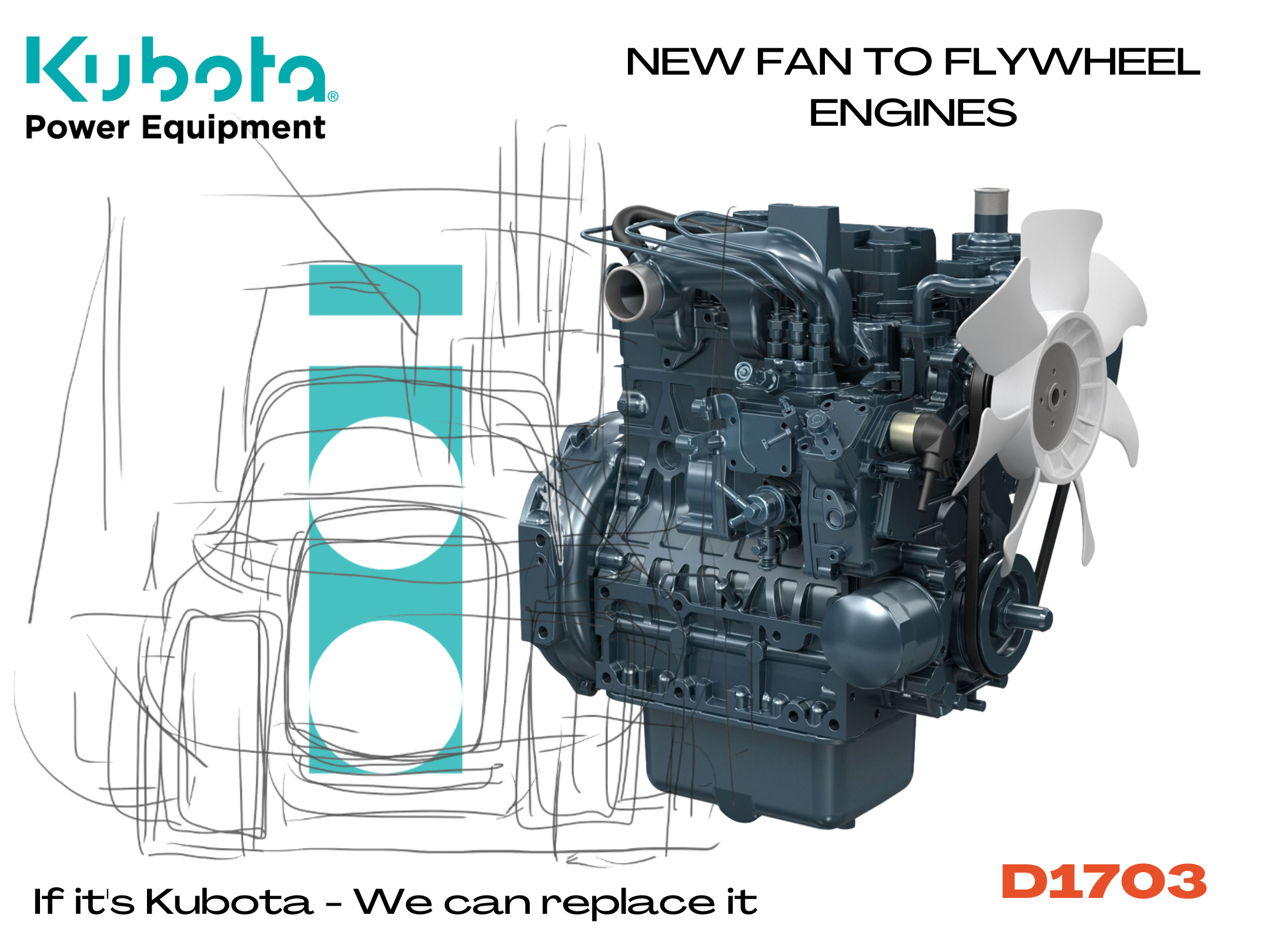 Kubota Diesel Engine D1703 Diesel Parts & Service